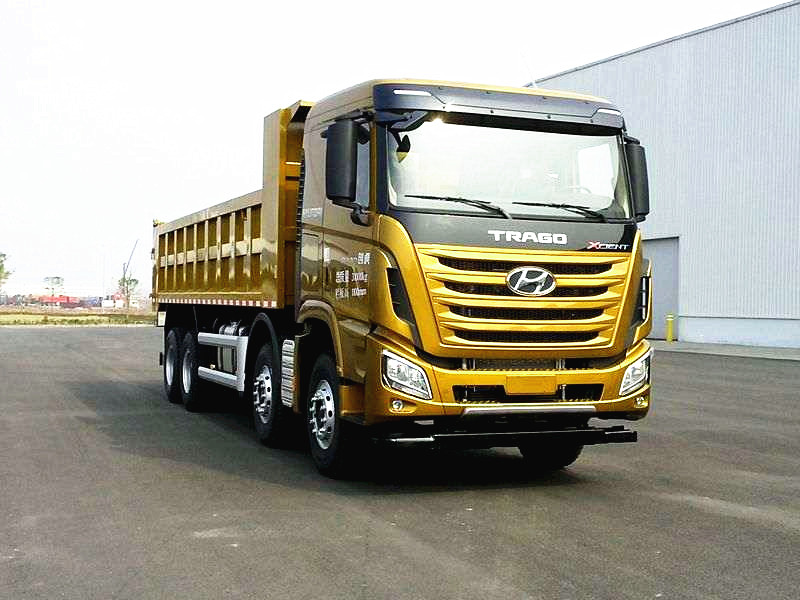 四川现代康恩迪8X4自卸车